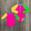 Thumbnail: Neon Color Block Rash Guard Swim RuffleButt
