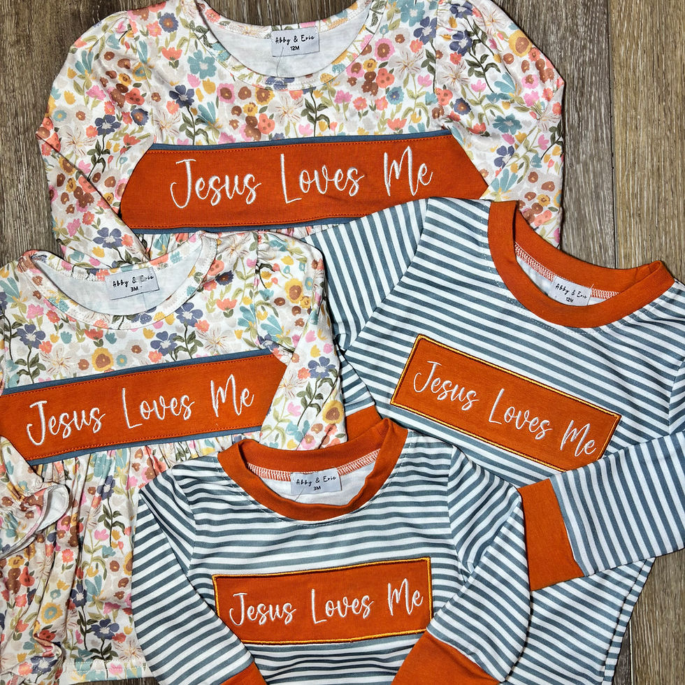 Thumbnail: Jesus Loves Me Girl Set