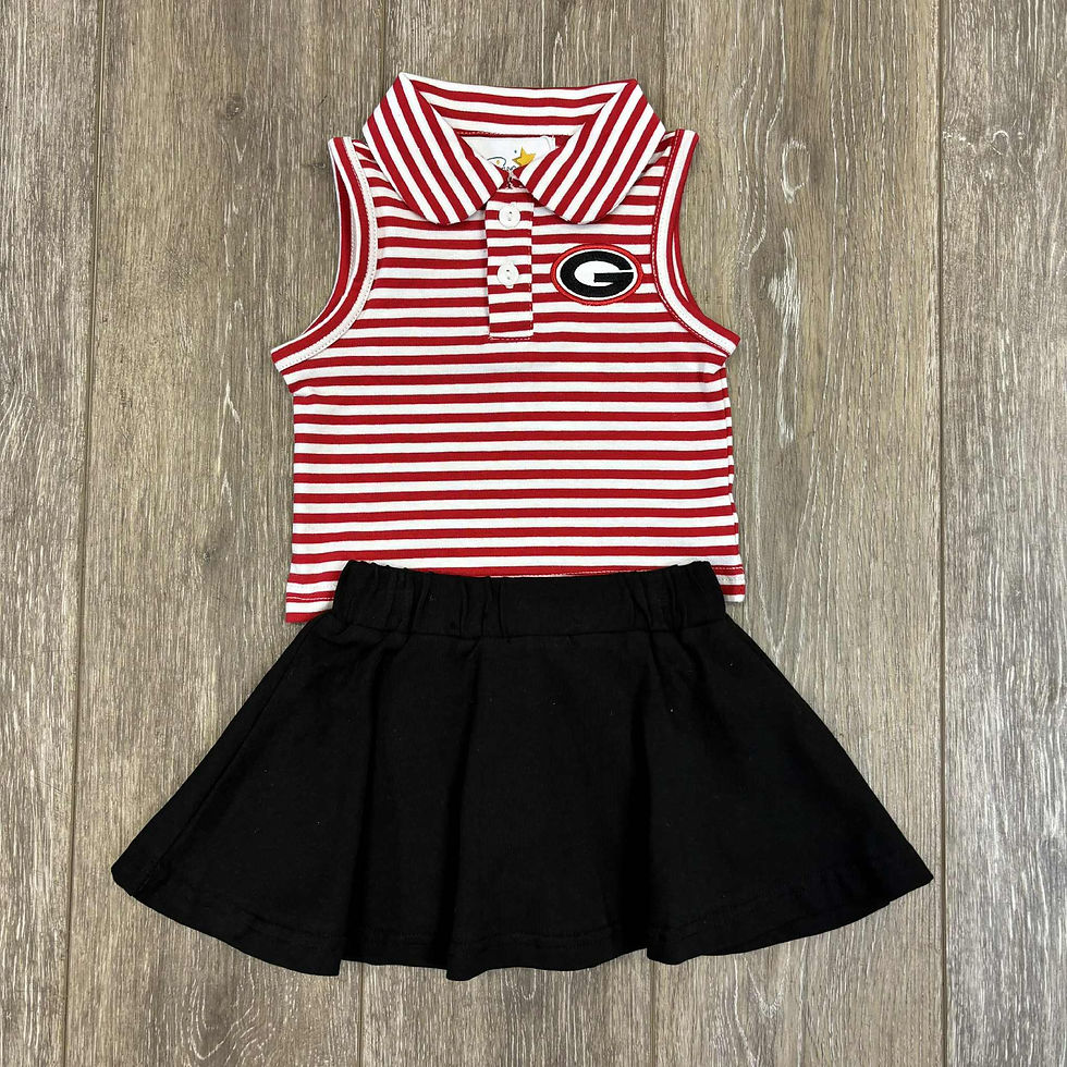Thumbnail: Girl Georgia "G" Skort Set