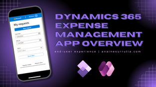 Dynamics 365 Expense Management App Overview