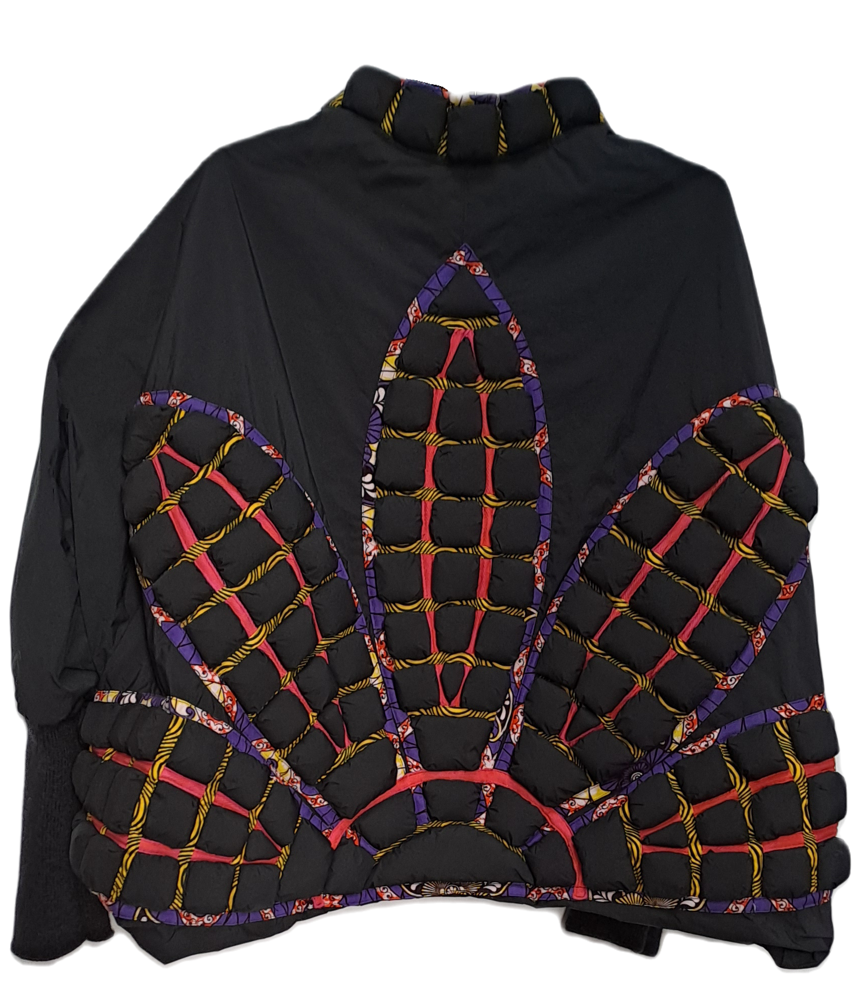 Exquisite fashion jacket 3D detail at the back shape of the LOTUS flower
