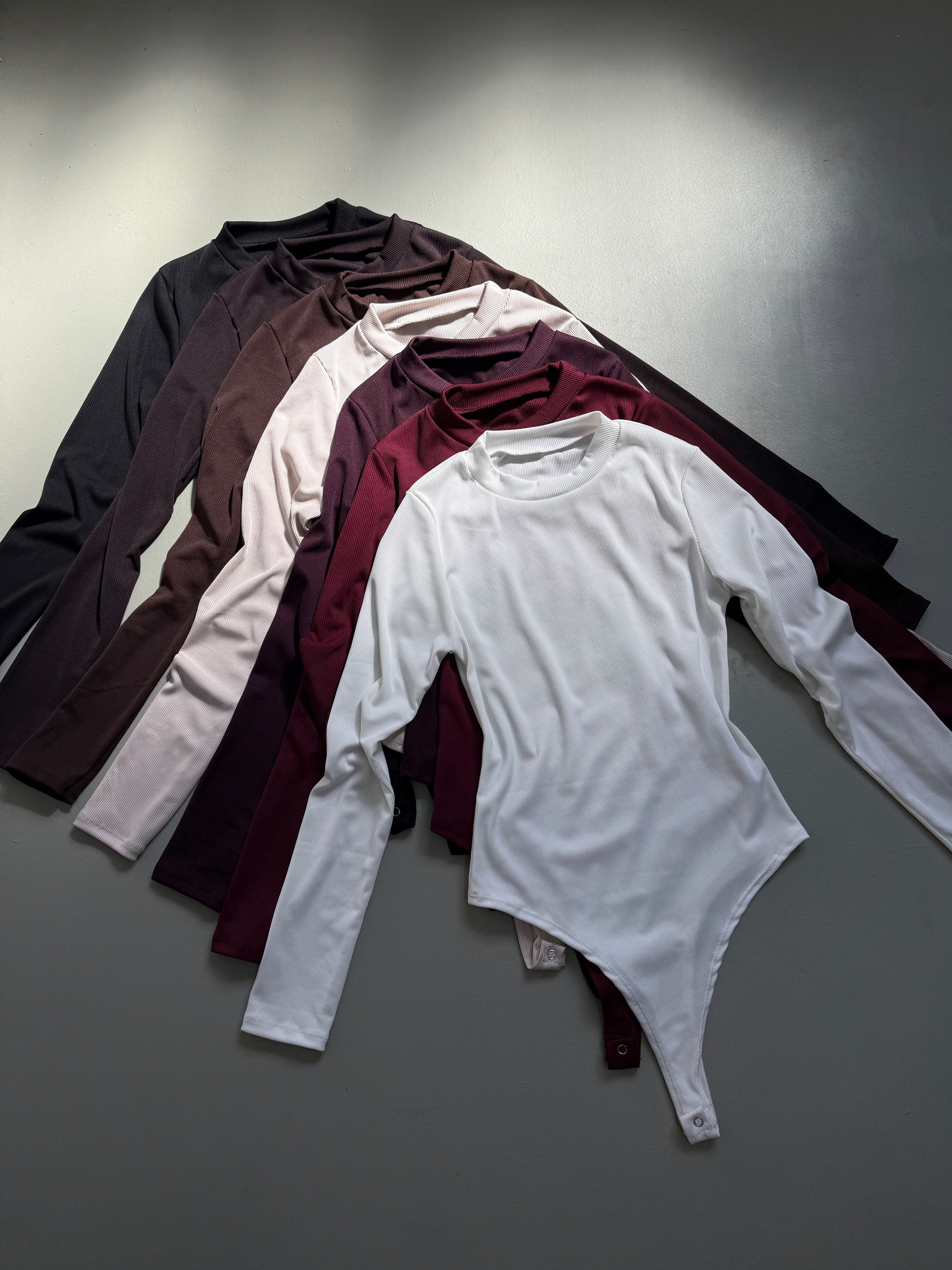 Body m/l  rib media polera