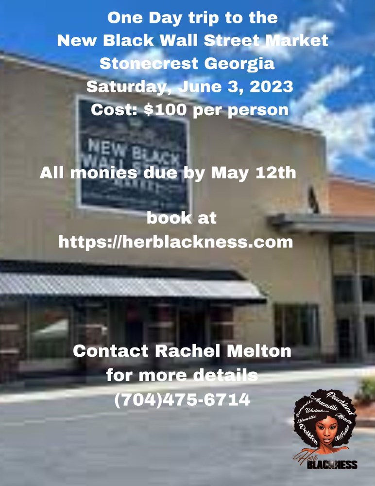 New Black Wallstreet Market Day-Trip 