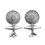 थंबनेल: VYAVI Silver Look-Alike Statement Earrings