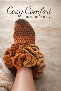 Triple Ruffle Crochet Socks