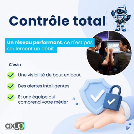 Le contrôle total,ce n'est pas un luxe.