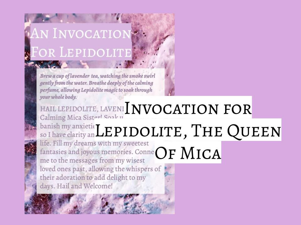 Thumbnail: LEPIDOLITE | Digital 52 Facets Crystal Zine PDF