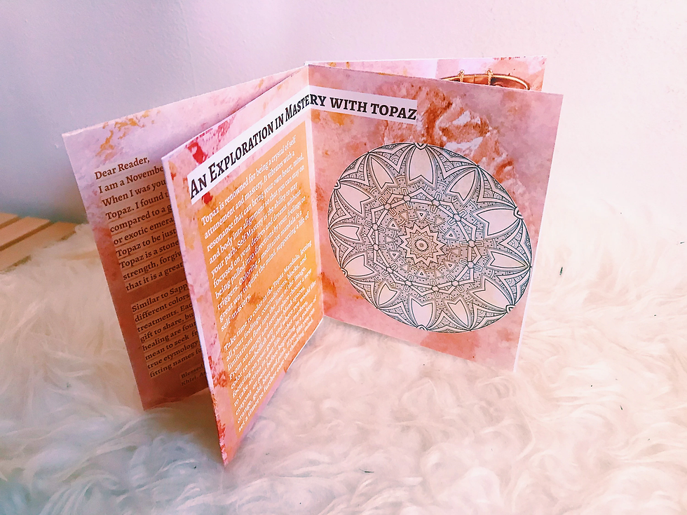 Thumbnail: TOPAZ | 52 Facets Zine | vol XLIV