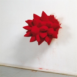 Mixed media and pigment Dimensions variable