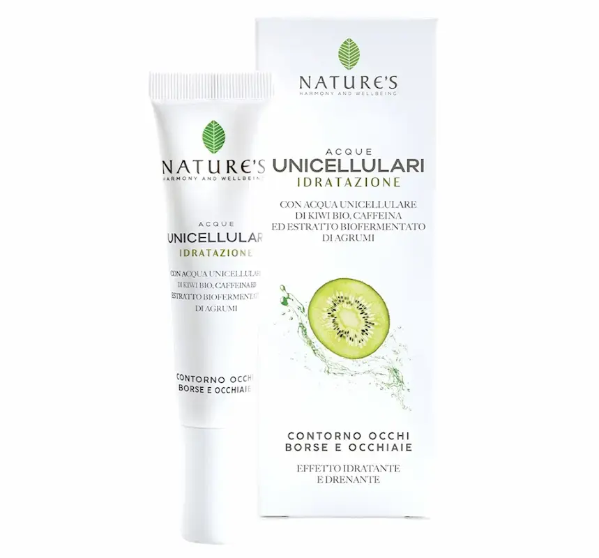 Contorno occhi per borse e occhiaie, formulato con ingredienti naturali per ridurre il gonfiore e illuminare lo sguardo.