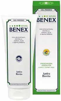 Gel effetto freddo per il gonfiore delle gambe