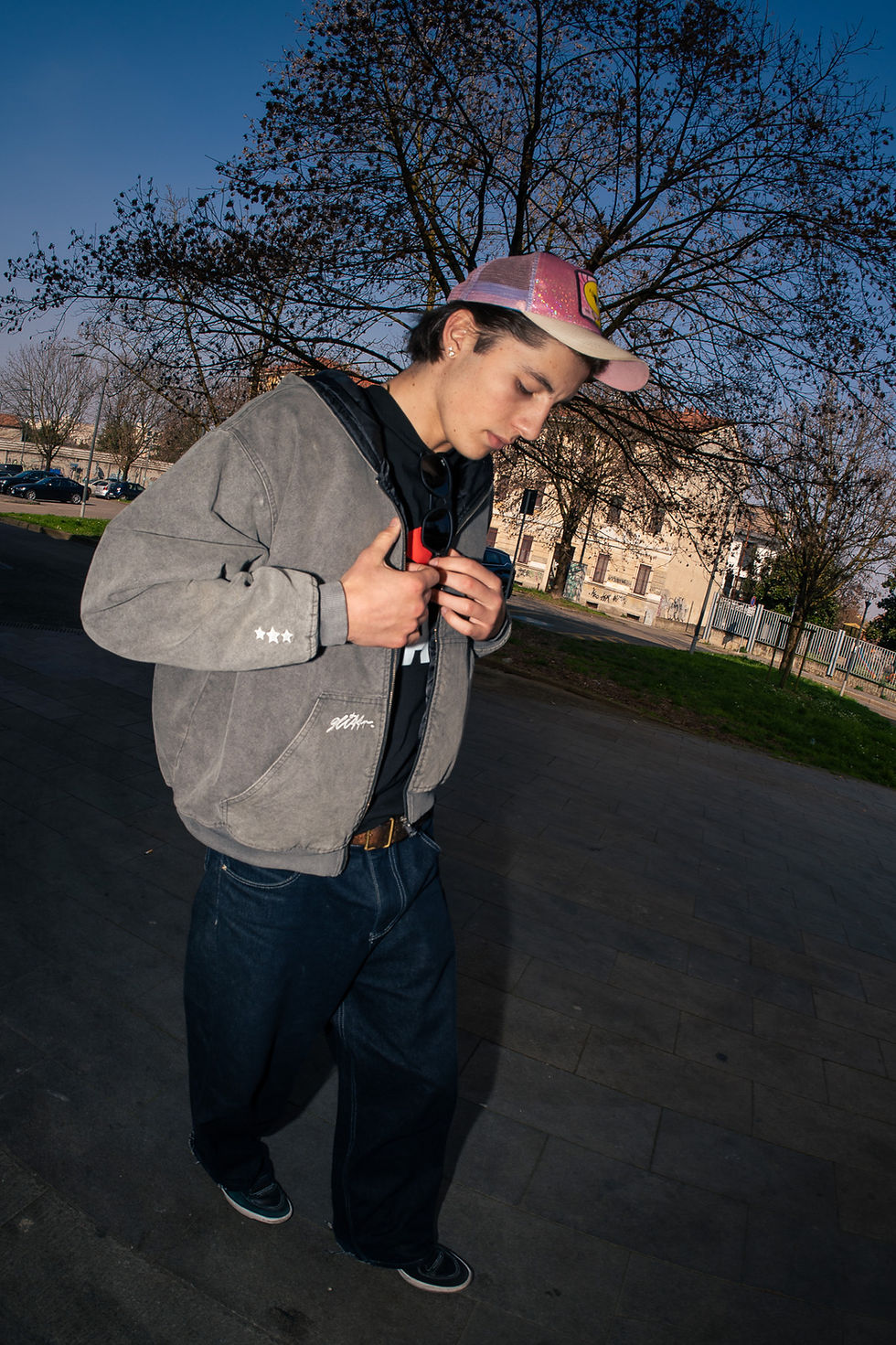 Thumbnail: Washed Grey Summerjacket