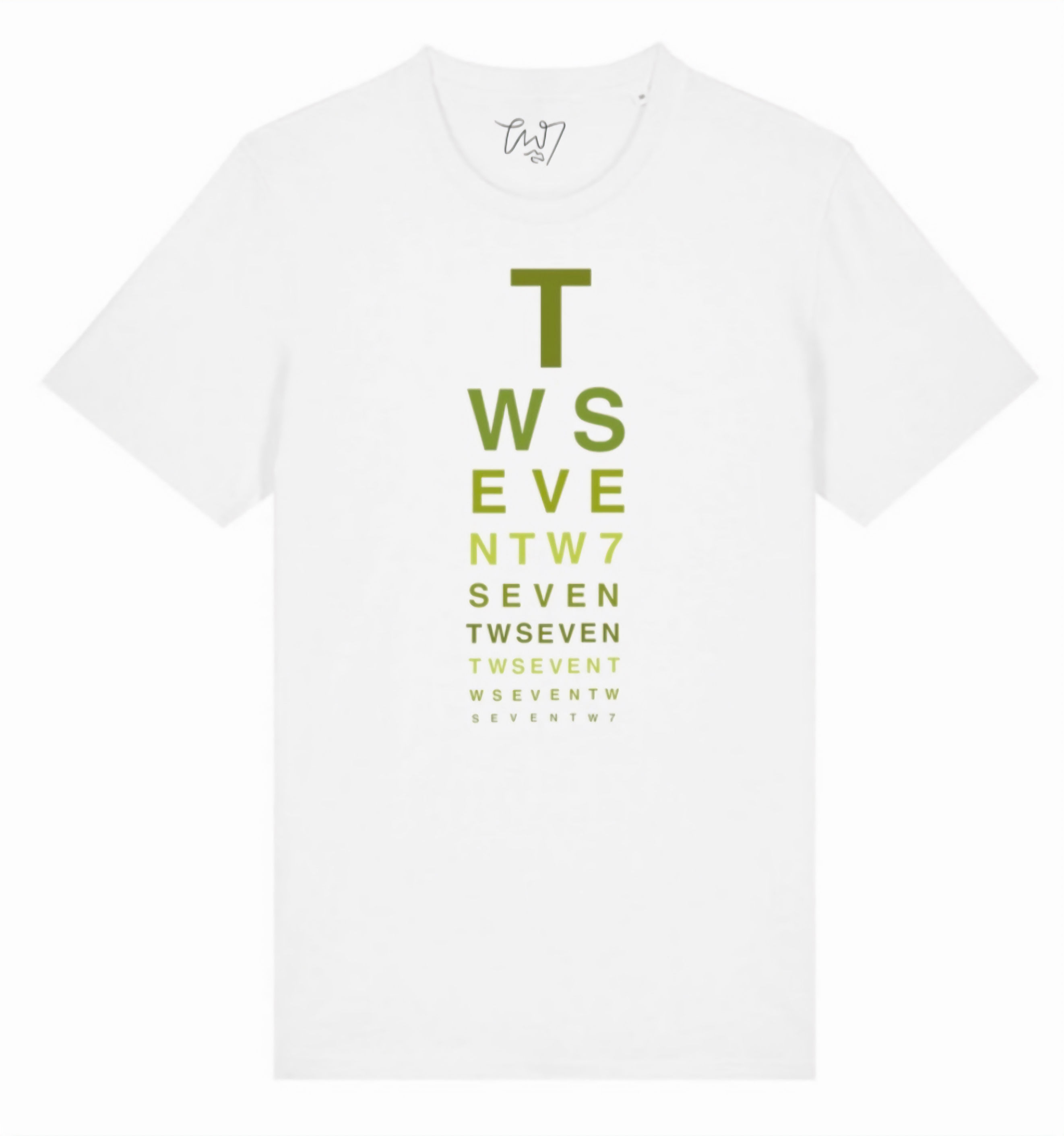 Green Ombre Eye Test design