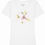 Thumbnail: White T-Shirt with Yellow and Pink Flower Design