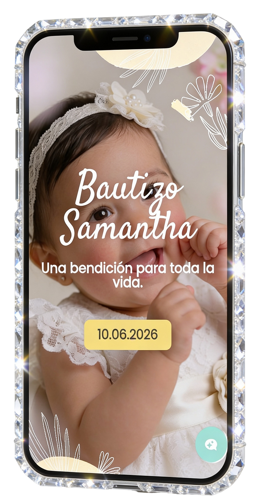 Dispositivo con app Selfipix para bautizo, donde los invitados pueden confirmar asistencia y compartir recuerdos. ¿Dónde puedo conseguir álbumes digitales para BAUTIZO MEXICO