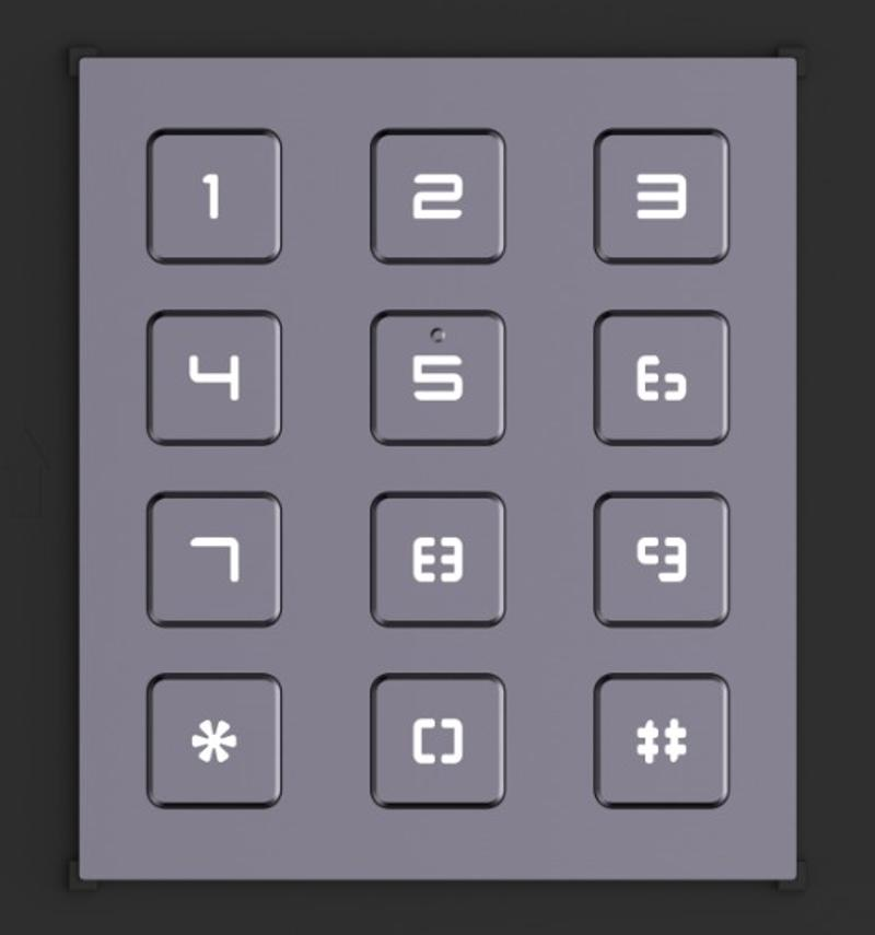 KD8 Series Pro Modular Door Station Keypad module of modular door station Supporting input pin code to open door, call indoor