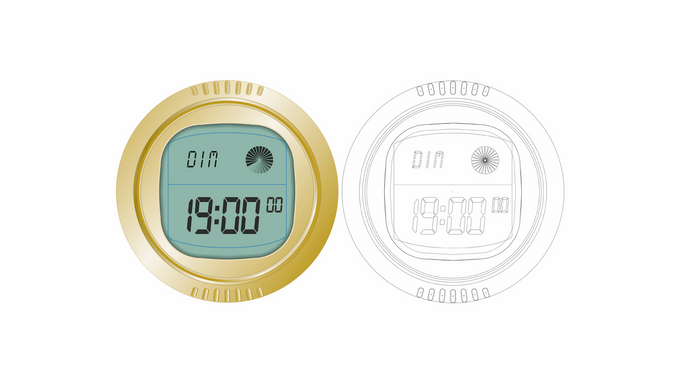 Pur dessin vectoriel 