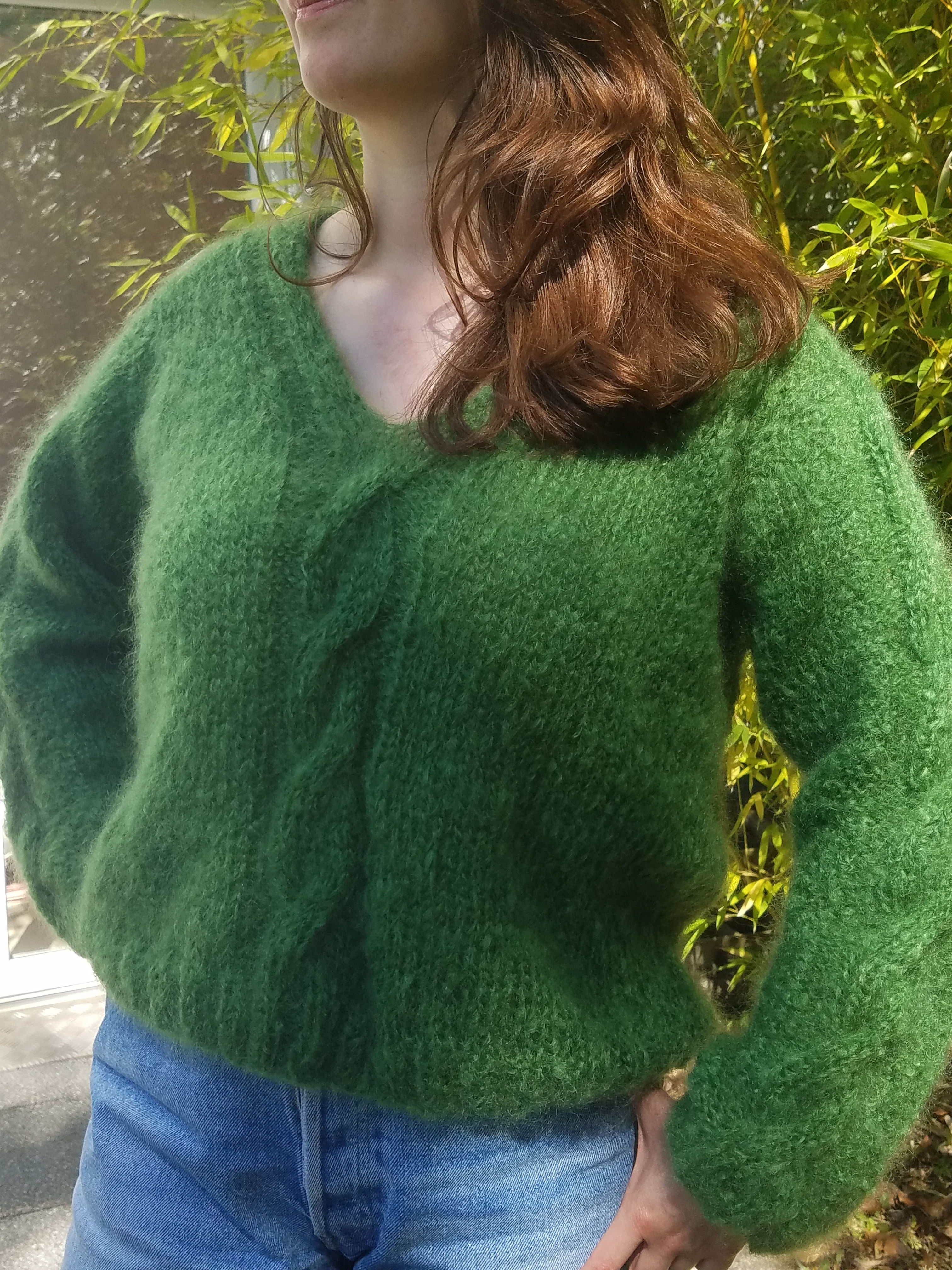 Pull Kid Mohair couleur "Avocat" T 38