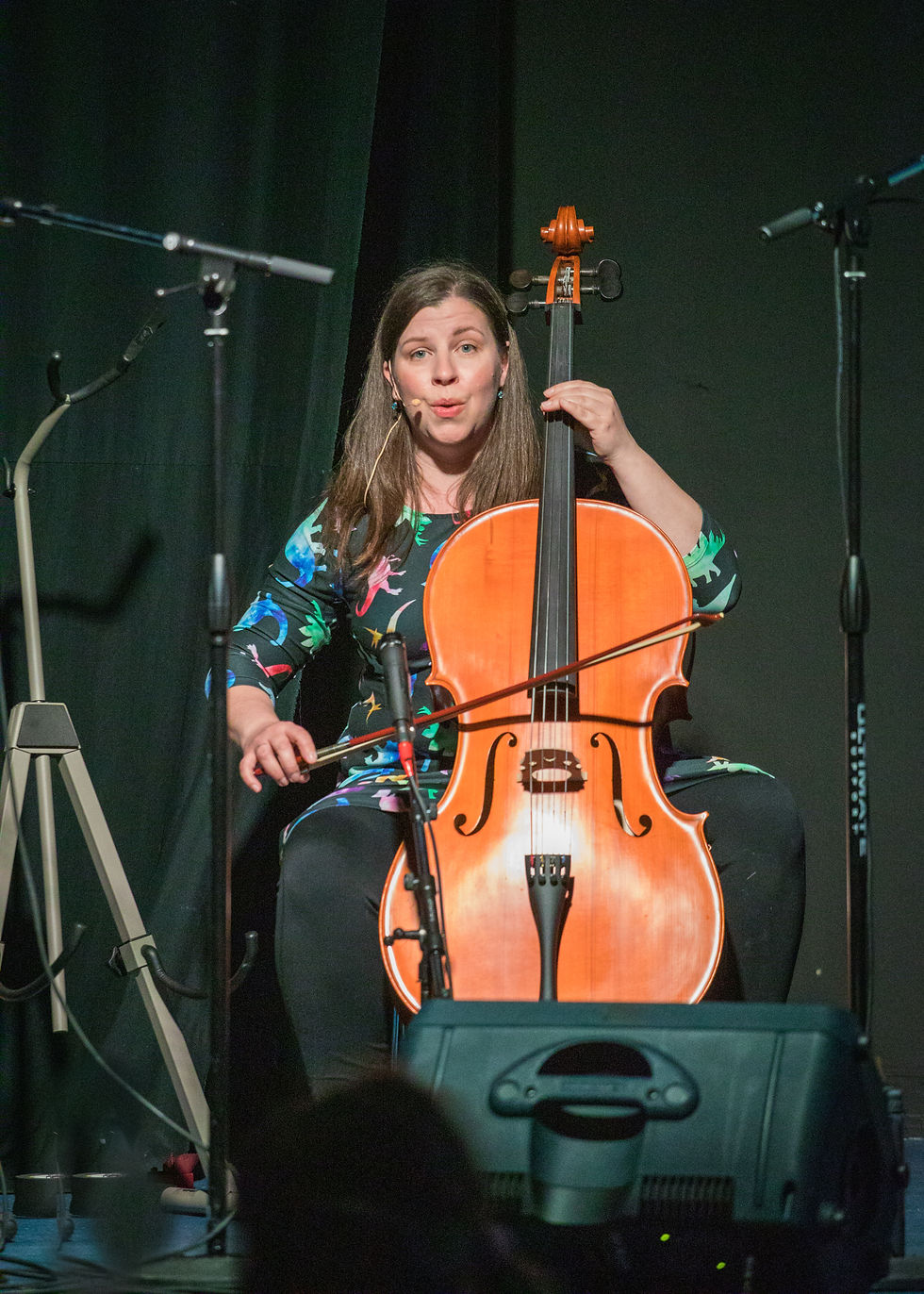 Jada with the cello