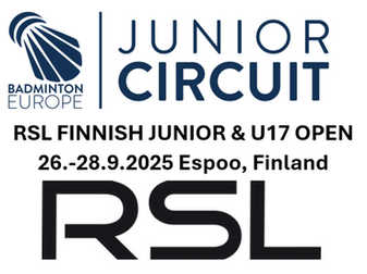 RSL Finnish Junior 2025 & RSL Finnish U17 Open 2025 (26.-28.9.2025)
