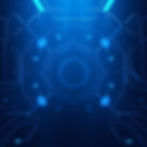 Abstract glowing blue digital interface representing the secure core architecture of the Wizergos low-code platform.