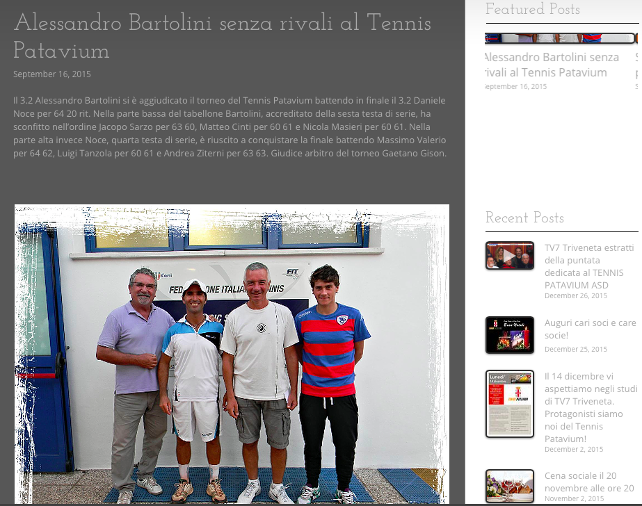 Blog - 16 settembre 2015