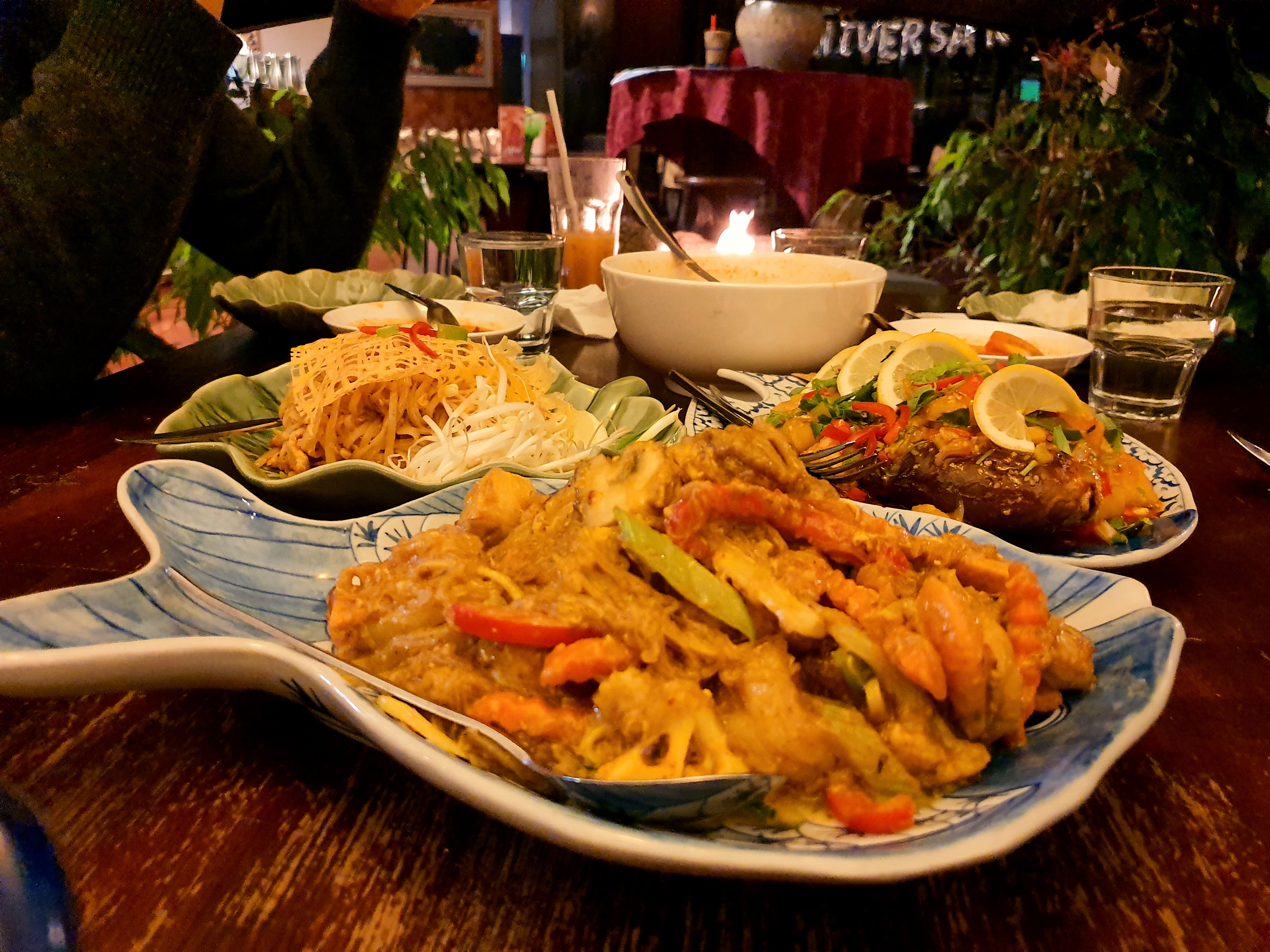 Arranged Food and Objects