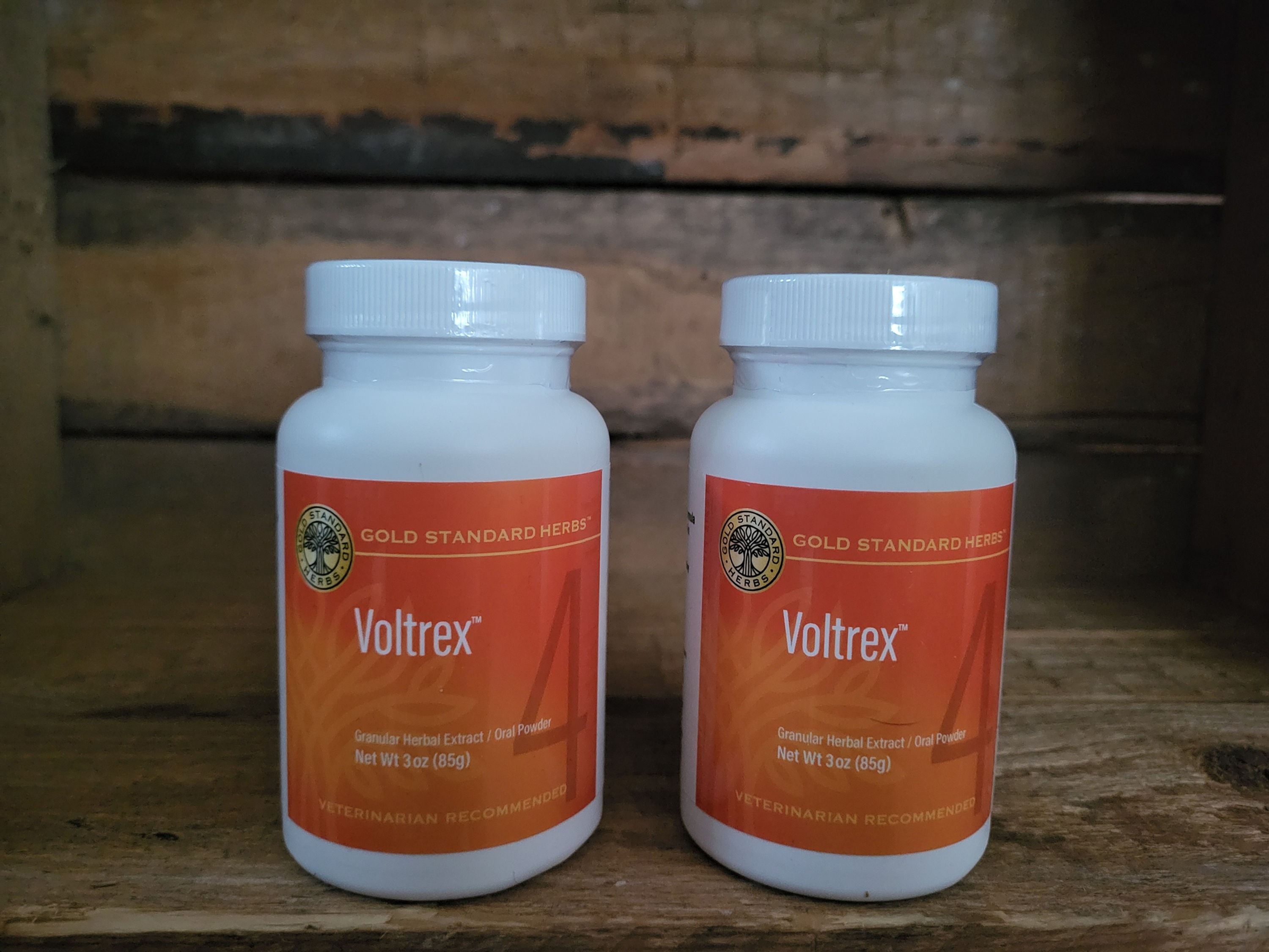 2 bottles 85g. Voltrex by Gold Standard Herbs