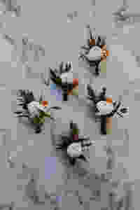 white boutonniere
