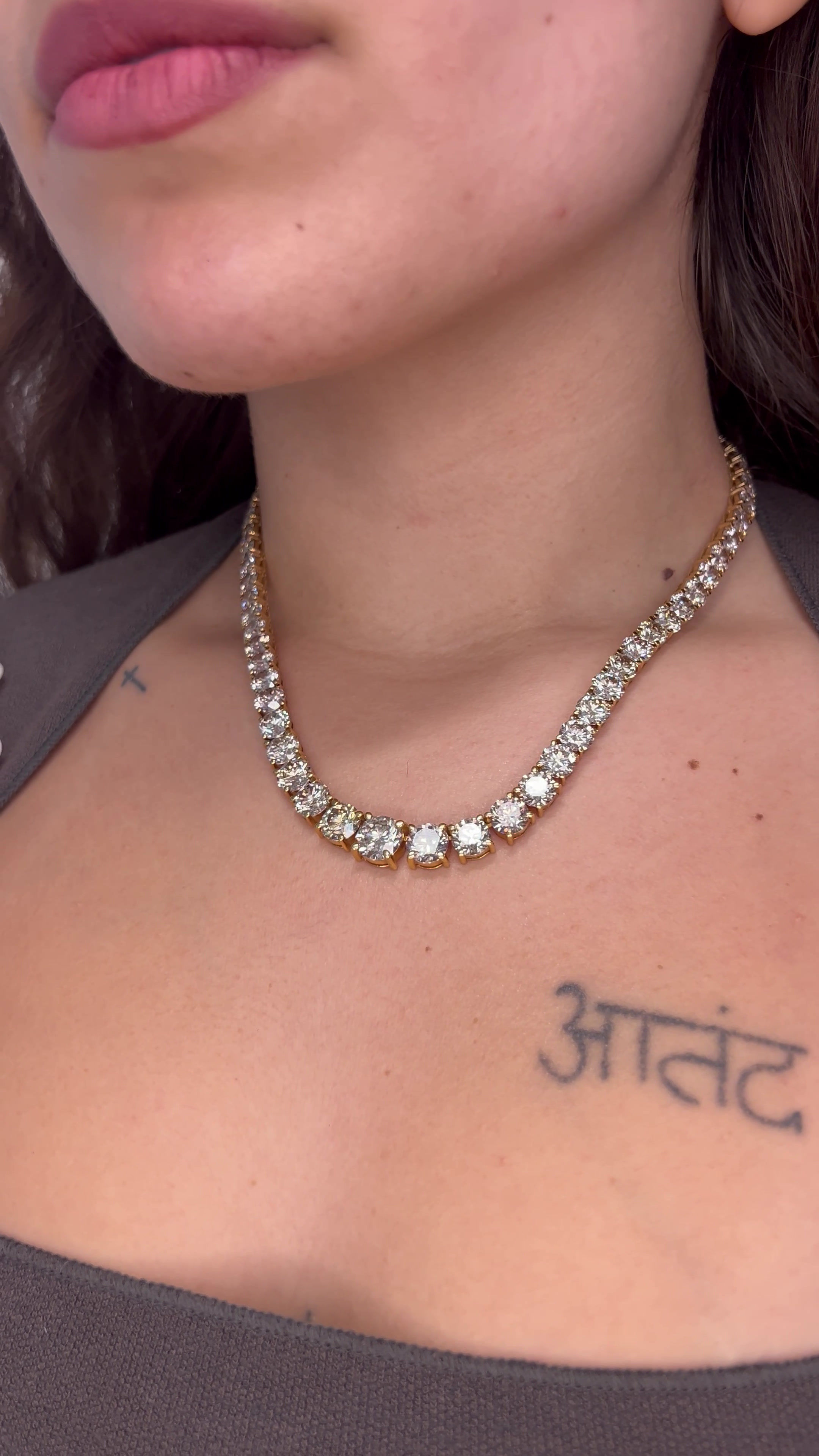 68.48ct Yellow Gold Necklace