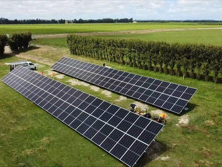 Kaurion - Dairy Farm 50kWp Solar Array