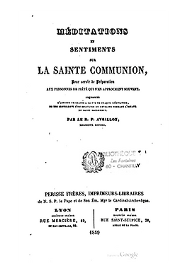 Méditations et sentiments sur la sainte Communion