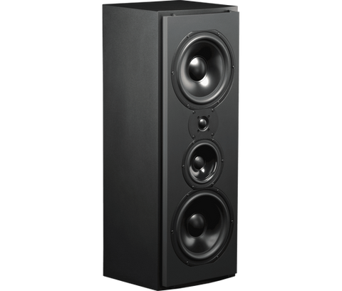 An in-room Triad Gold Series LCR loudspeaker, handcrafted with premium 8-inch drivers for peak theater-reference sound in large media rooms and home theaters