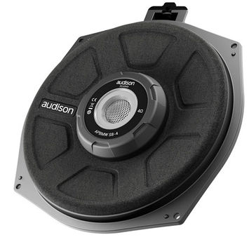 Subwoofer cone detail showcasing deep, powerful bass performance