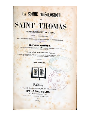 Somme théologique (Tome 1)