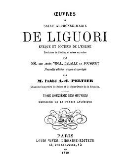 Œuvres de Saint Alphonse de Liguori - Tome 12