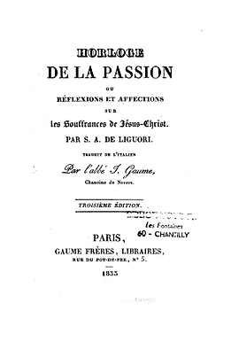 Horloge de la Passion