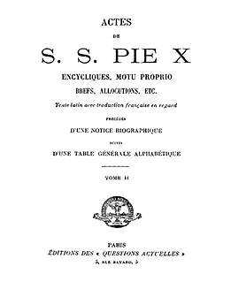 Actes de S. S. Pie X - Tome 2