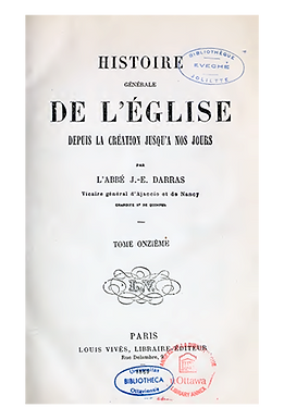 Histoire générale de l’église - Tome 11