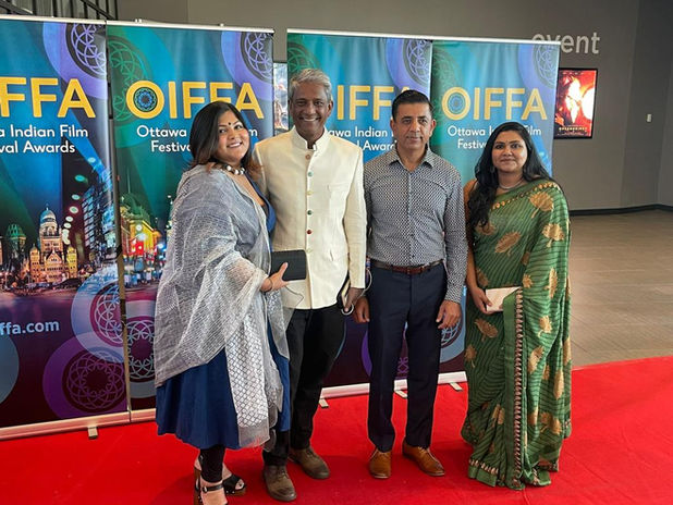 At the Canadian Premiere with Adil, Inderpreet & Neetha, Ottawa