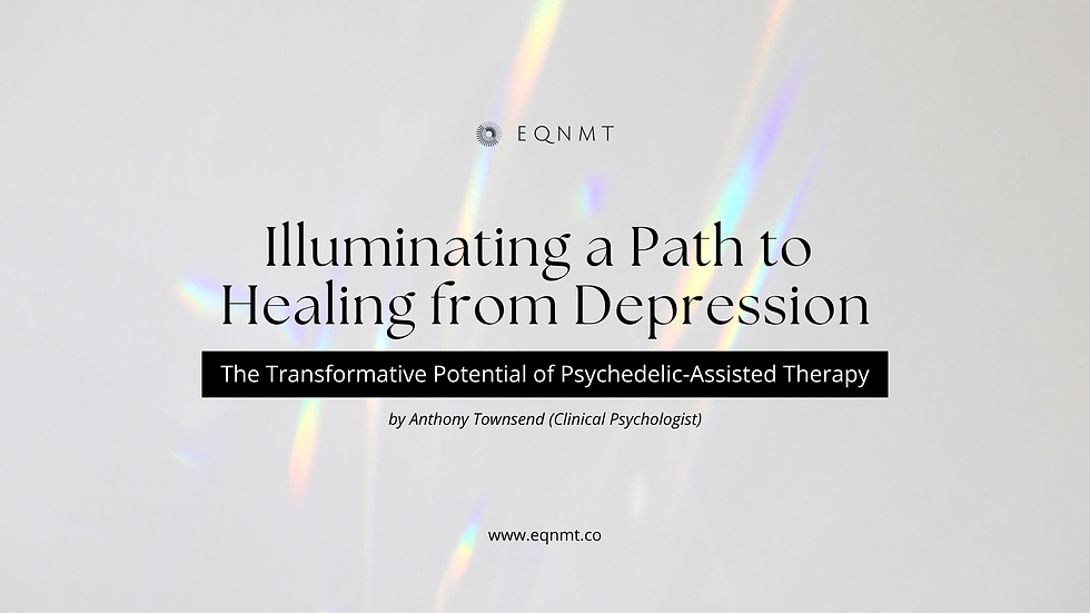 Psychedelic therapy's potential to treat depression