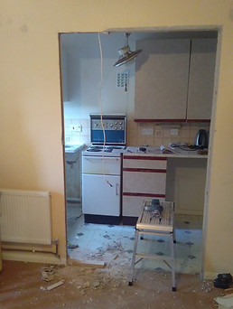trashed someones kitchen and buggered off