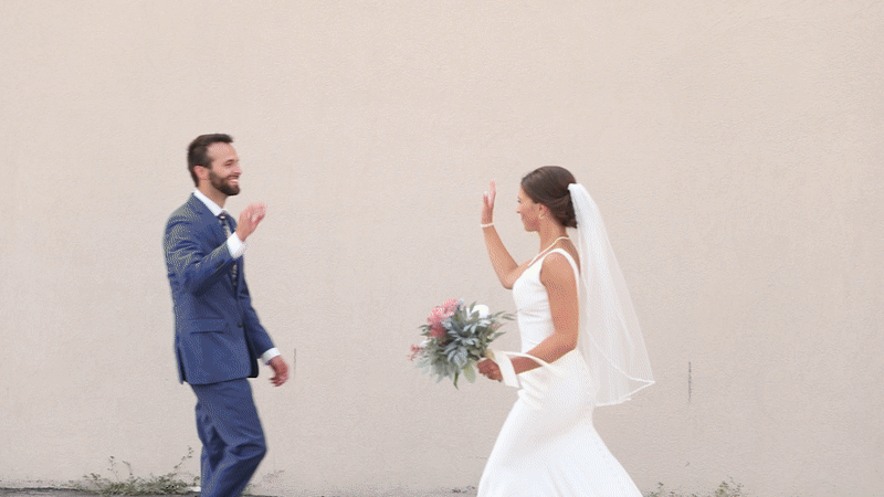 Cinematic Wedding Couples With Family & Friends