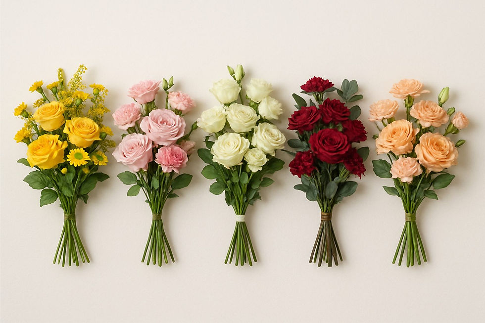 what color flowers for 50th birthday