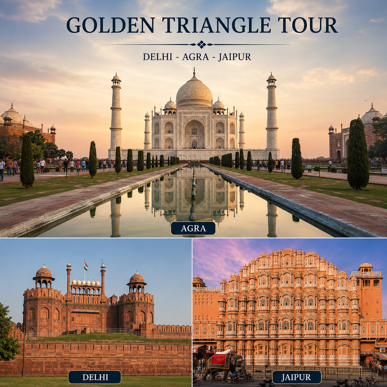 Golden Triangle Tour - Delhi - Agra & Jaipur 