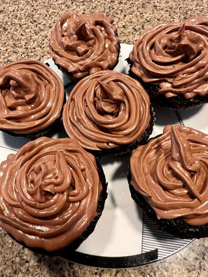 Feather Light Chocolate Cupcakes With Buttercream Frosting
