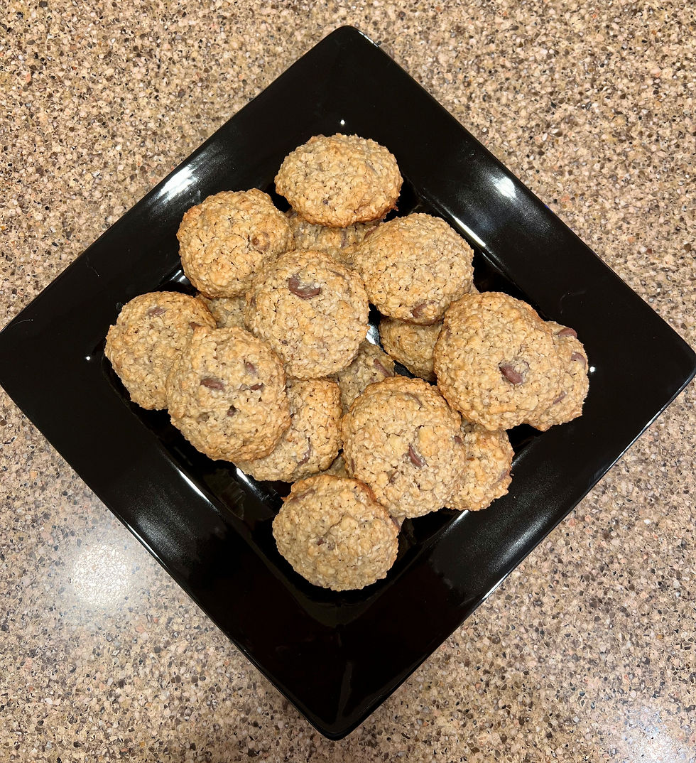 Soft and Chewy Oatmeal Chocolate Chip Cookies