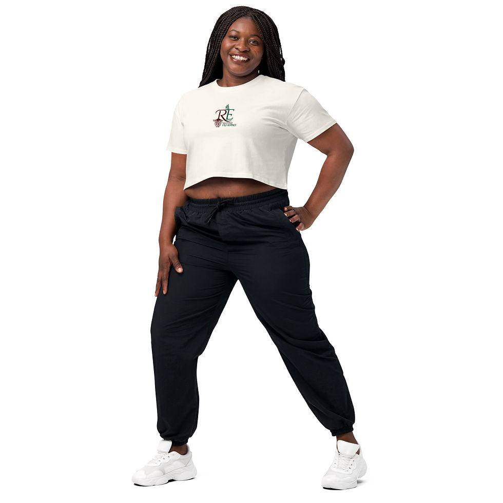 Thumbnail: Rooted Emergence Women’s crop top