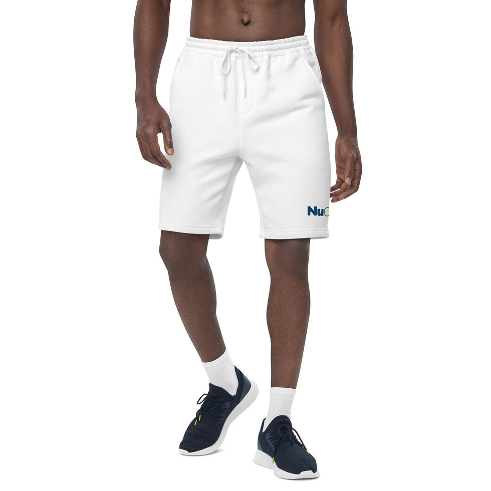 Thumbnail: Embroidered Men's Fleece Shorts - NuCellf