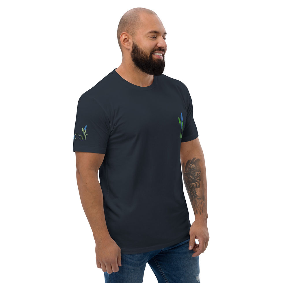 Thumbnail: Men's Short Sleeve T-shirt - Leaf Logo